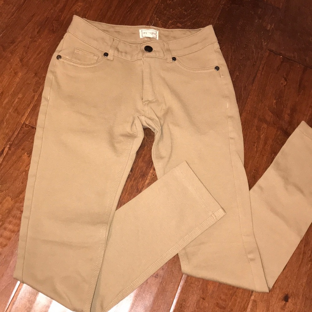 tan jeggings
